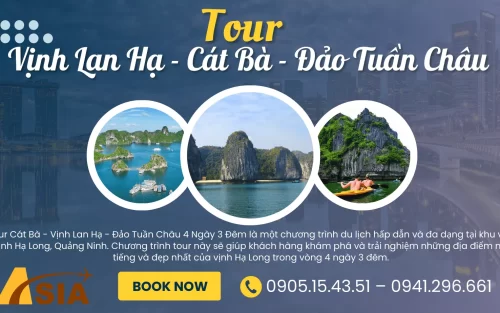 tour cát bà vịnh lan hạ đảo tuần châu