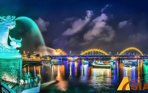 Ngắm không gian và khung cảnh về đêm trên sông Hàn