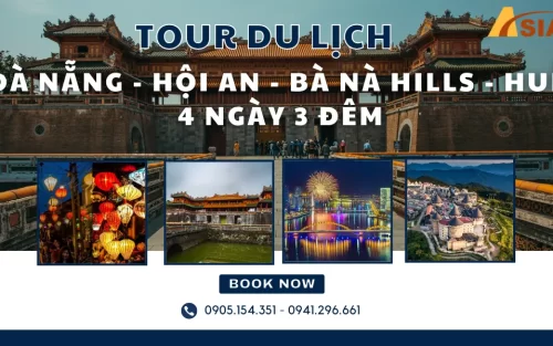 Tour du lịch Đà Nẵng Hội An Huế 4ngay3dem
